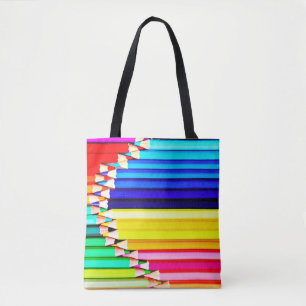 Coloured Pencils, Art Teacher  Tote Bag