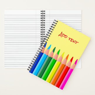 Coloured Pencils Drawing Notebook