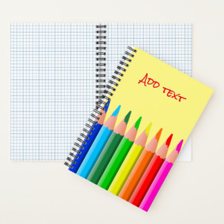 Coloured Pencils Drawing Notebook
