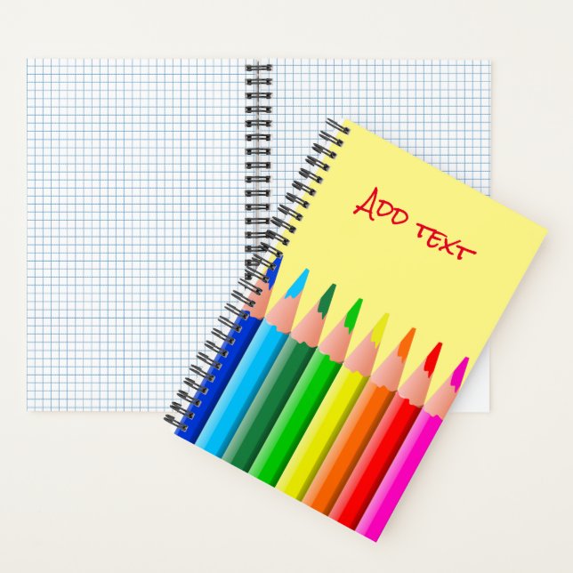 Coloured Pencils Drawing Notebook (Inside)