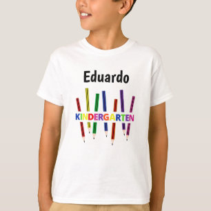 Coloured Pencils Kindergarten Boy's T-Shirt