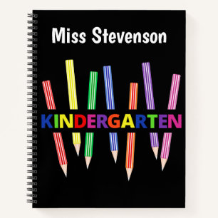 Coloured Pencils Kindergarten Notebook
