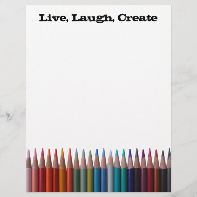 Coloured Pencils Letterhead (Front)
