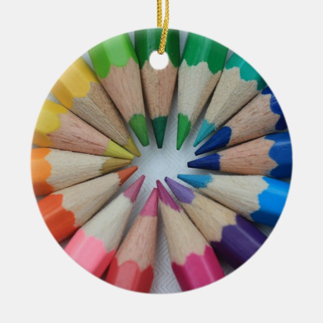 Coloured Pencils ornament (Front)