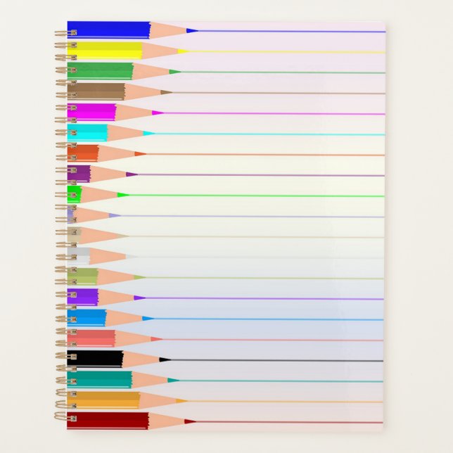 Coloured Pencils Planner (Front)