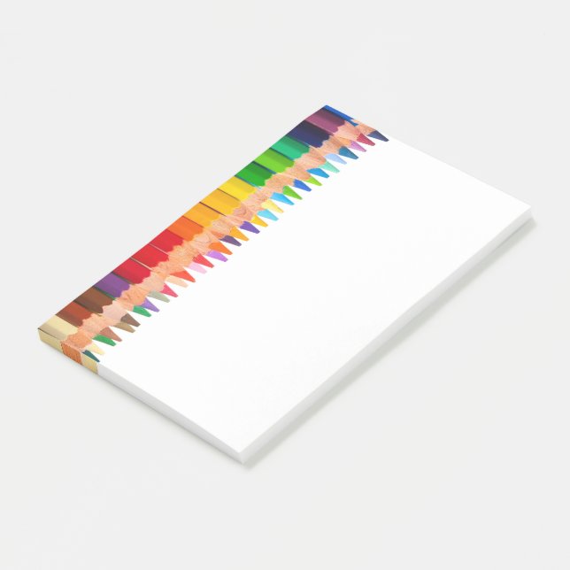 Coloured Pencils Post-it Notes (Angled)