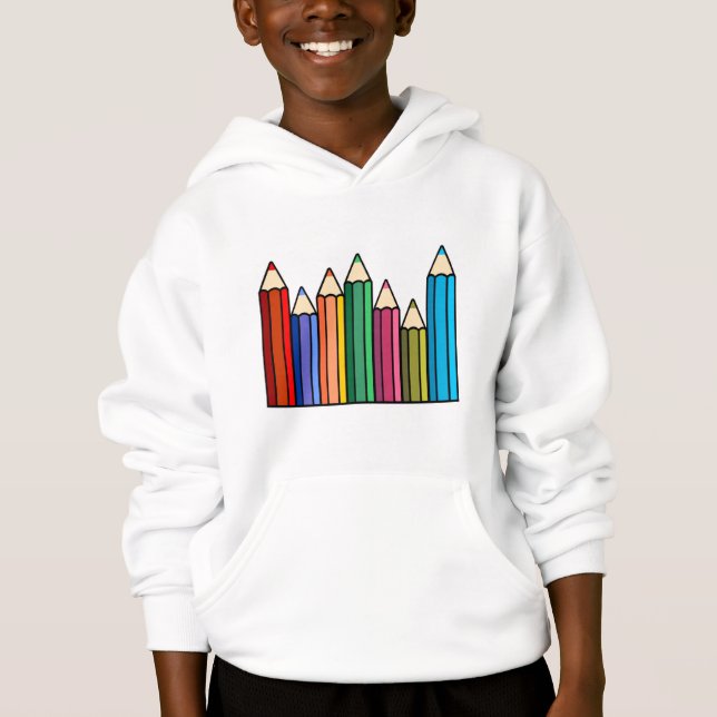 Coloured Pencils Sweatshirt (Front)