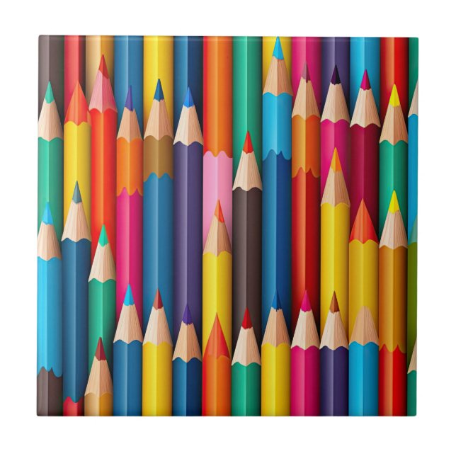 Coloured Pencils Tile (Front)