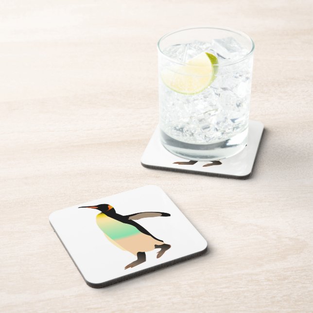 Coloured Penguin Coaster (Right Side)