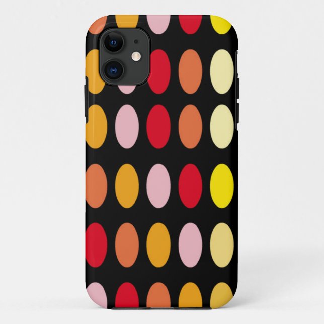 Coloured Polka Dots Case-Mate iPhone Case (Back)
