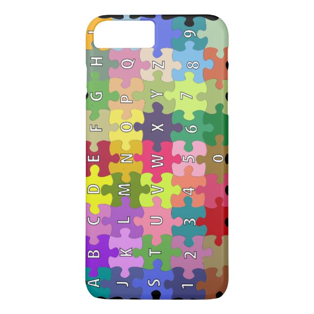 Coloured puzzle Case-Mate iPhone case (Back)