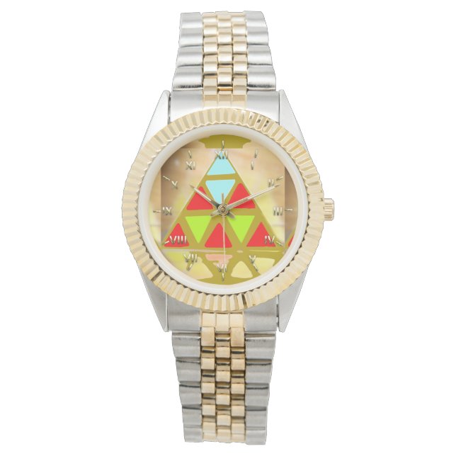 Coloured Pyramid Watch (Front)