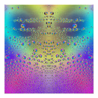 Coloured Rain Drops