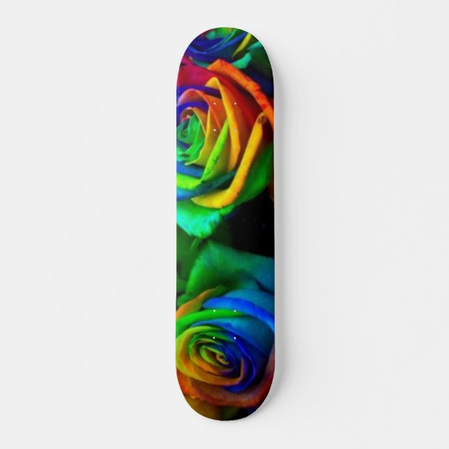 Coloured Roses Skateboard (Front)