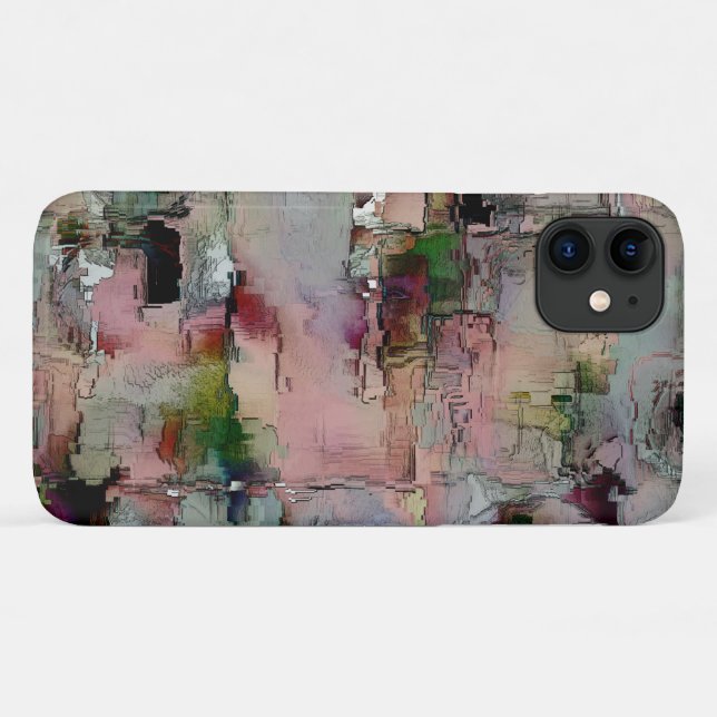 Coloured rustic stone predominated salmon to grey Case-Mate iPhone case (Back (Horizontal))