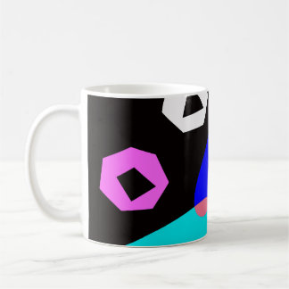 Coloured shapes coffee mug