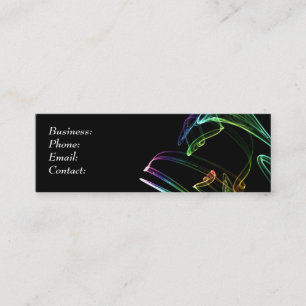 Coloured Smoke Mini Business Card