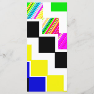 Coloured stairs menu