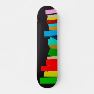 Coloured stairs skateboard