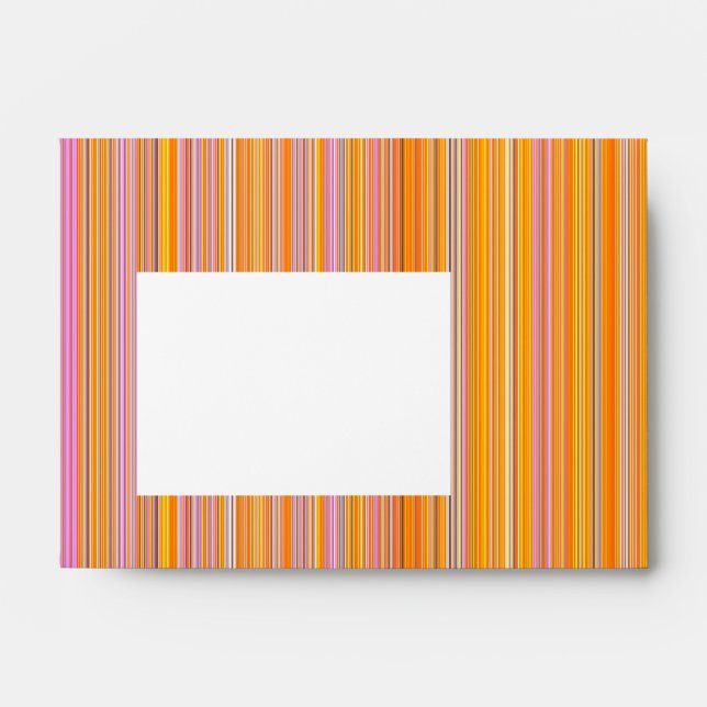 Coloured Stripes 04a Envelopes (Front)