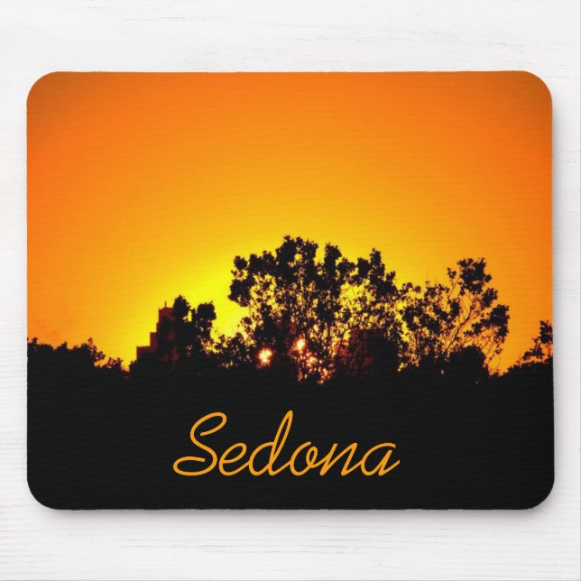 Coloured Sunset by Bobby Mikul mousepad (Front)