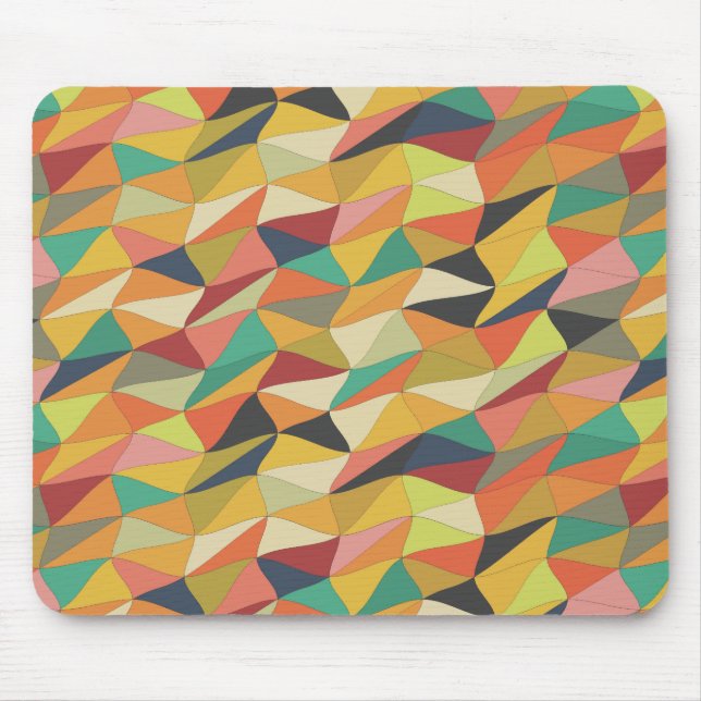 coloured tangle in La Boca Mouse Pad (Front)