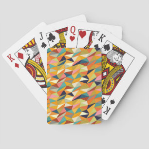 coloured tangle playing cards