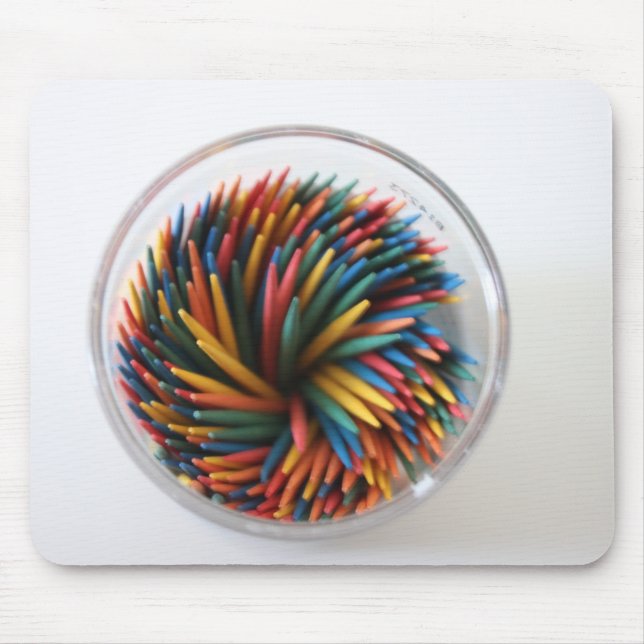 Coloured Toothpicks Mousepad (Front)