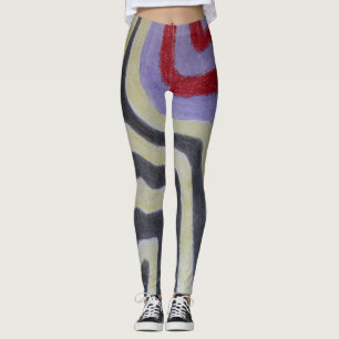 Coloured Waves Leggings
