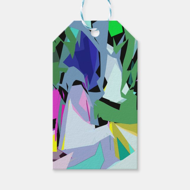 Coloured wind gift tags (Front)