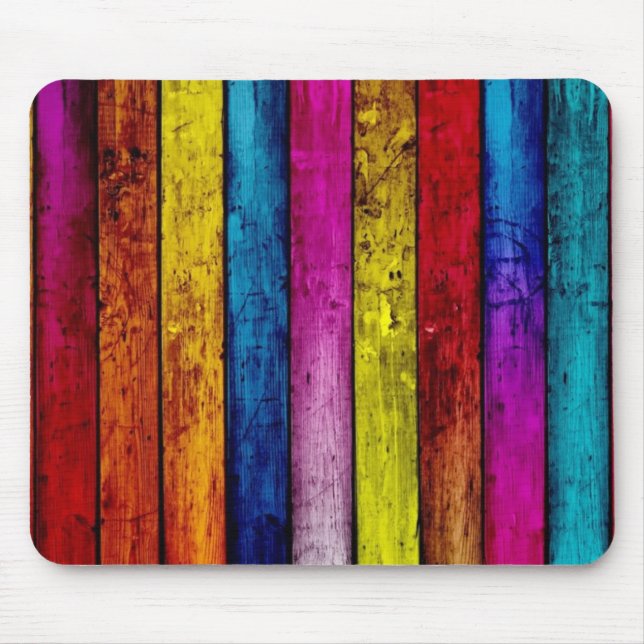 Coloured Wood Mousepad (Front)