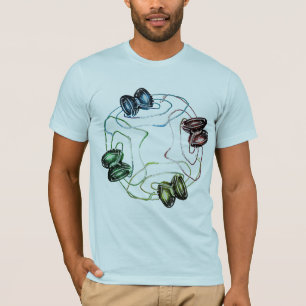 Coloured yo-yos light T-Shirt
