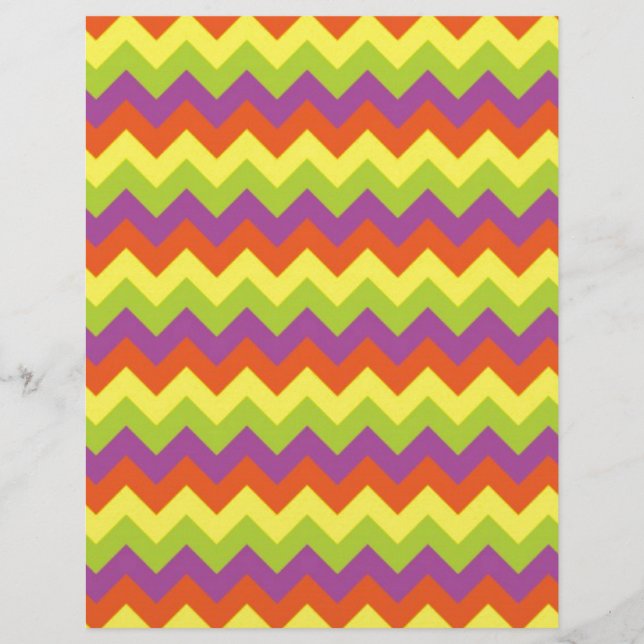 Coloured zig zags (Front)