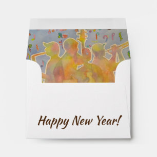 Colourful 2019 Jazz Band Envelope