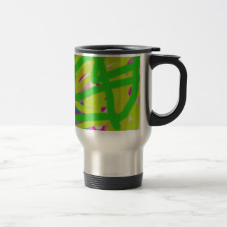colourful 3748 abstract art travel mug