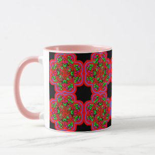 Colourful 3D Digital Art Combo Mug
