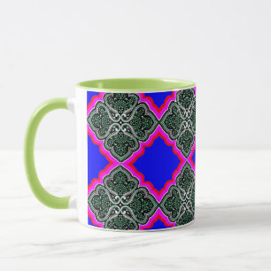Colourful 3D Digital Art Combo Mug