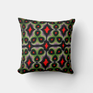 Colourful 3D Digital Art Throw Pillow 16x16 Perf