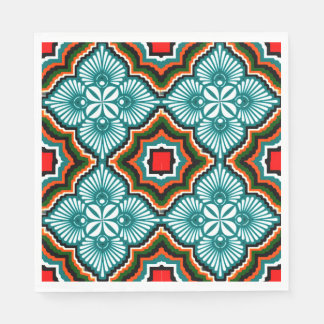 Colourful 3D Digital Design Luncheon Napkins - Per