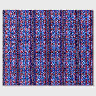 Colourful 3D Digital Design Matte Wrapping Paper –