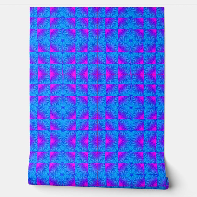 Colourful 3D Digital Peel and Stick Wallpaper – Te (Unrolling)