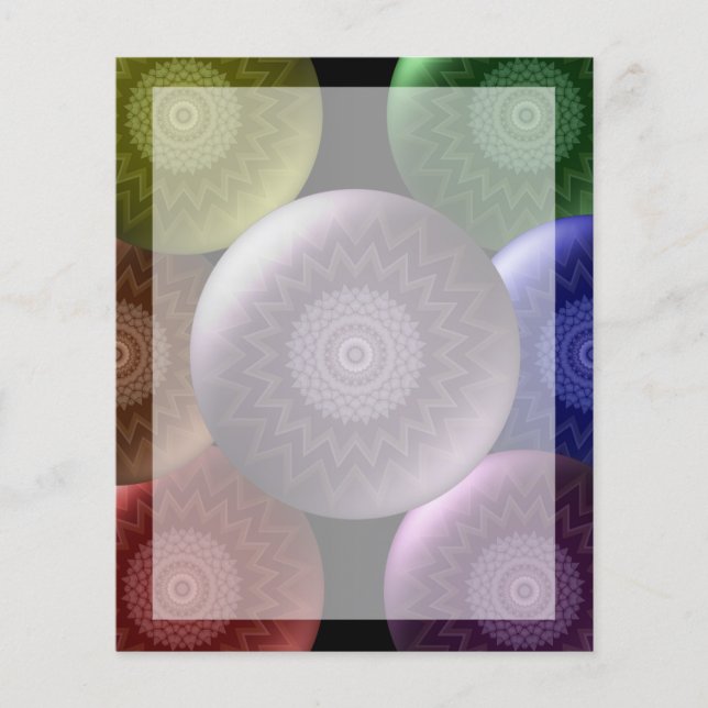 Colourful 7 Chakra Flyer (Front)