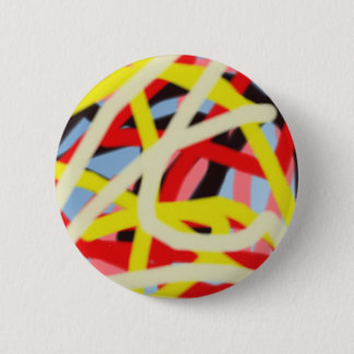 colourful 8773 abstract art 6 cm round badge