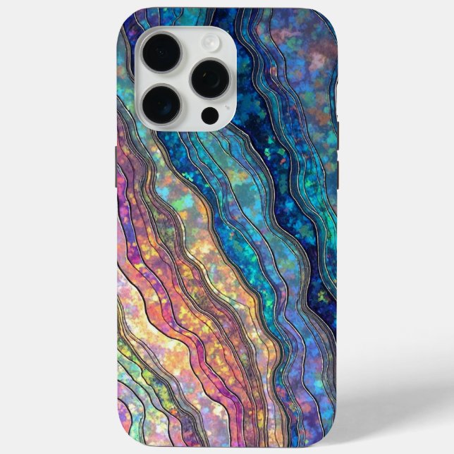 Colourful Abalone Ripples Case-Mate iPhone Case (Back)