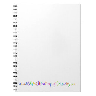 Colourful ABC Rainbow Crayons Kid's Handwriting Notebook