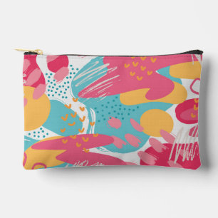 Colourful Abstract Accessory Pouch
