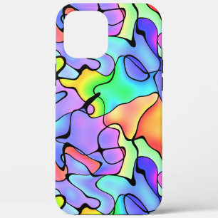 Colourful abstract and bright colours iPhone 12 pro max case
