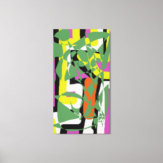 Colourful abstract art 4 canvas print