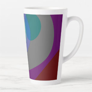Colourful Abstract Art 613 Latte Mug