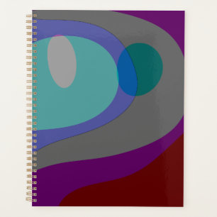 Colourful Abstract Art 613 Planner